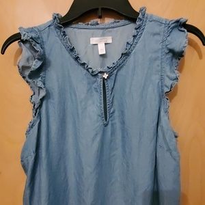 Lauren Conrad denim tank